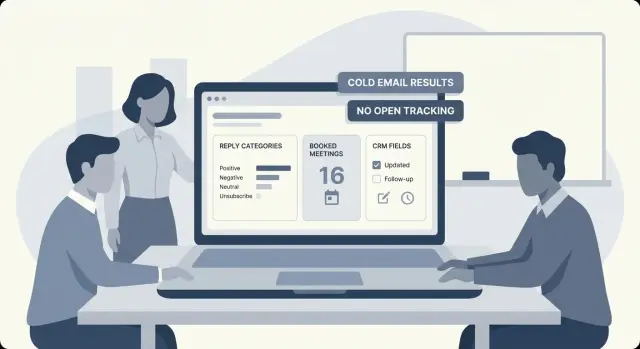 Cold email attribution without open tracking: a simple system