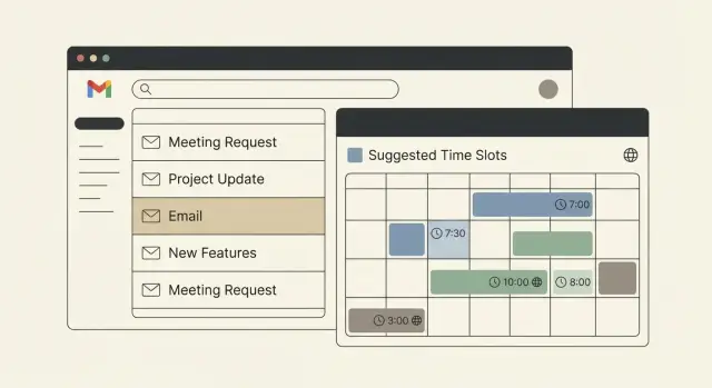 Book meetings without links: copy patterns that get replies