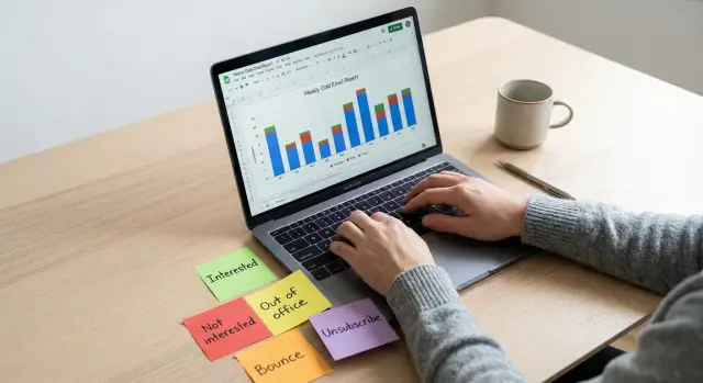 Reply categories to coach SDRs: a weekly review format