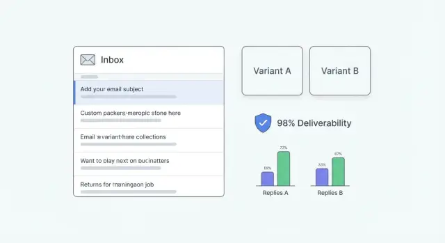 A/B testing cold emails safely: what to test first and how