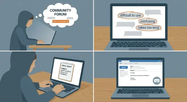 B2B lead generation with community posts and comments