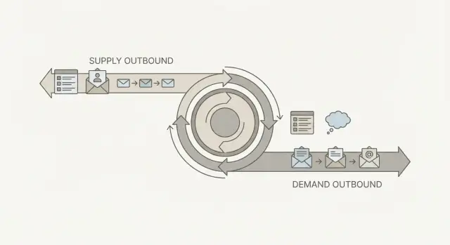 Outbound for marketplaces: build supply and demand in parallel