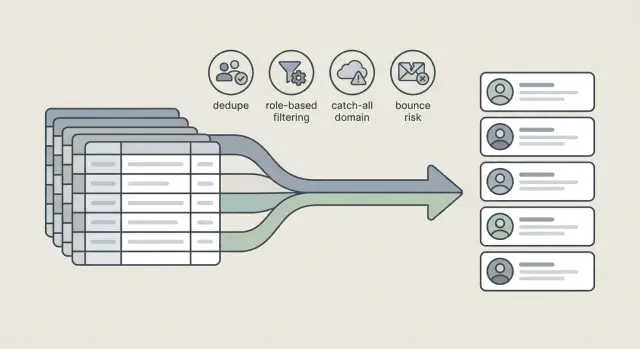 Prospect list hygiene checklist before cold email sending