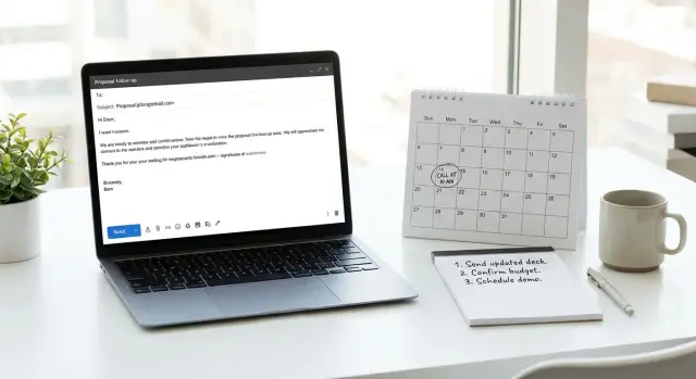 Proposal follow-up emails: a 3-message sequence to close