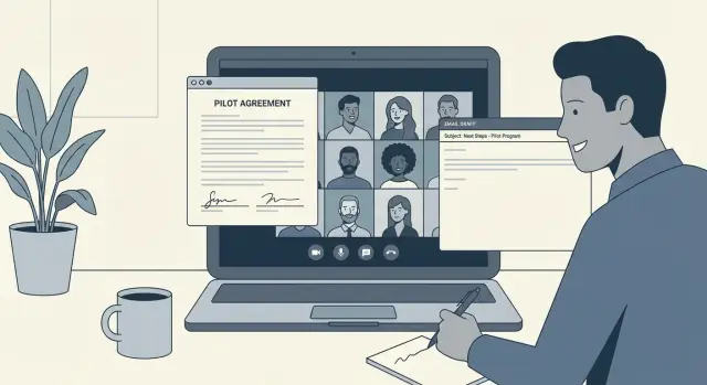 Design partner outreach that turns feedback calls into paid pilots