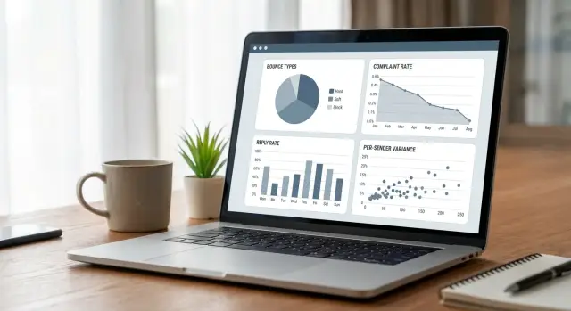 Deliverability metrics that predict inboxing: a dashboard spec
