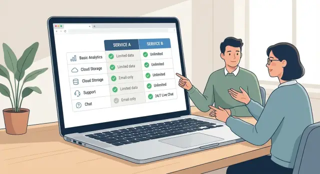 Compare pages that win deals with honest differentiation