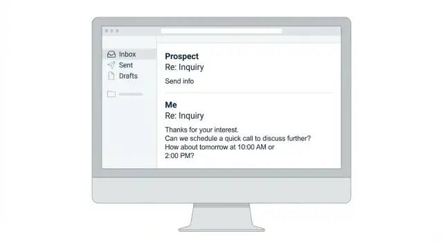 Convert 'send info' replies into real conversations fast