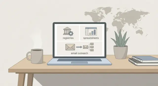 Fresh company data from public filings: sources by country