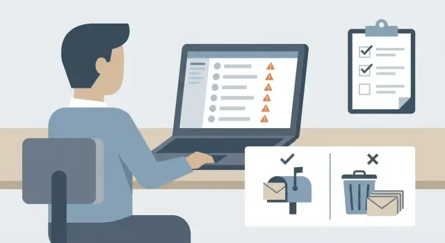 Reduce spam trap risk before sending cold emails