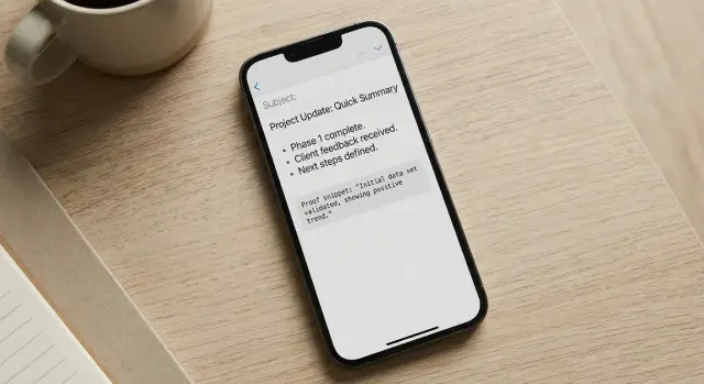 Plain text email formatting that looks great on mobile