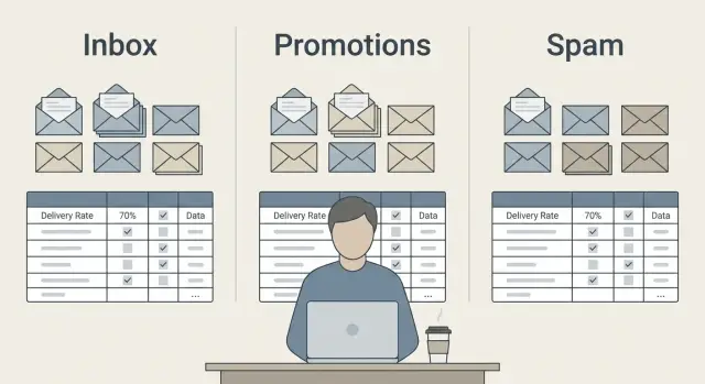 Inbox placement testing with a seed list: read results calmly